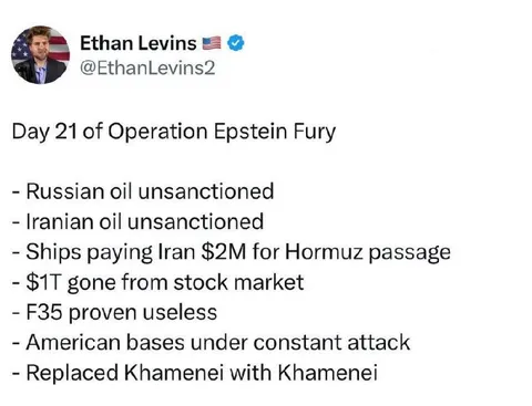Operation Epstein Fury Day 21
