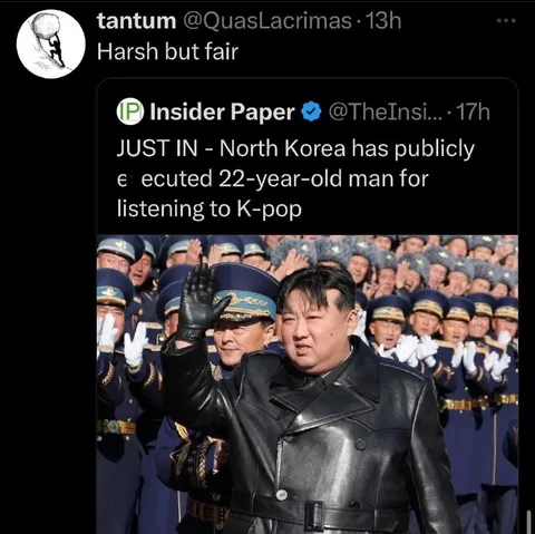 North Korea K-pop execution