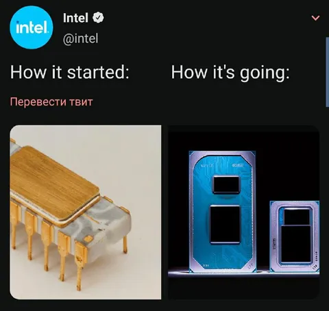 How Intel Started vs Now