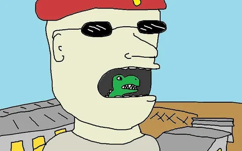 Динозавр во рту