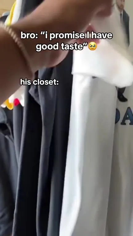 Bro's Terrible Closet Taste