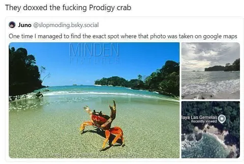 Prodigy Crab Doxxed