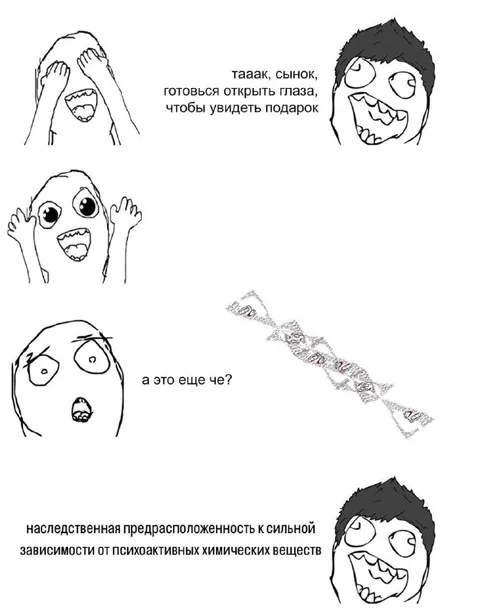 Подарок с наследственной зависимостью