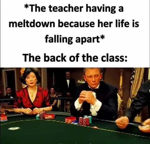 The Back of the Class Is Gambling