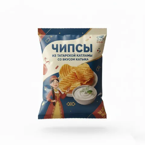 Чипсы из татарской катламы