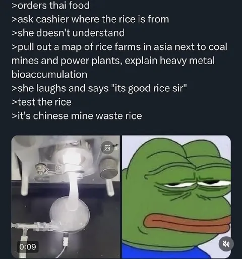 Chinese Mine Waste Rice