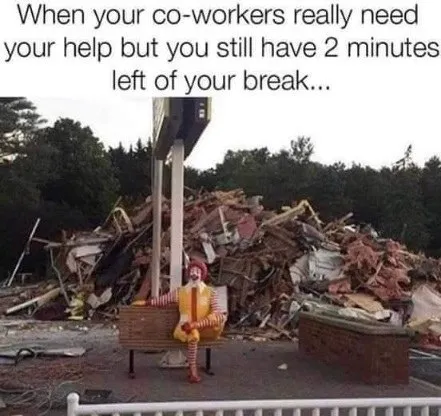 Two Minutes Left of Break