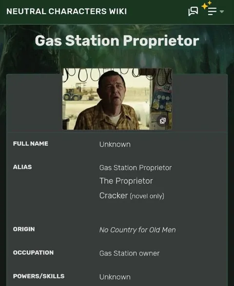 Gas Station Proprietor Wiki Profile