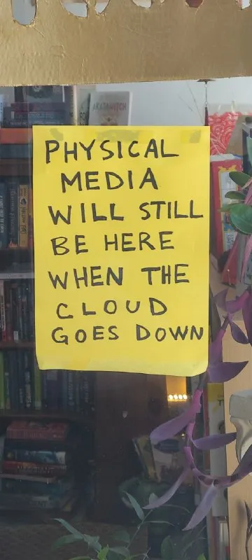 Physical Media Outlasts the Cloud