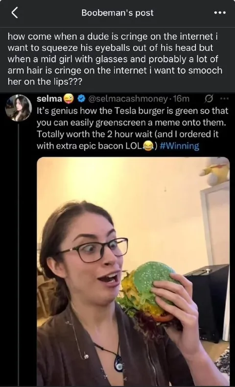 Cringe Internet Double Standard