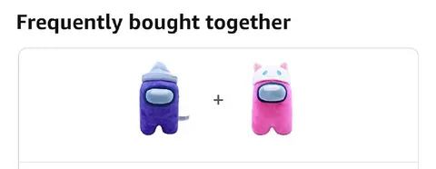 Among Us Plushies Bought Together