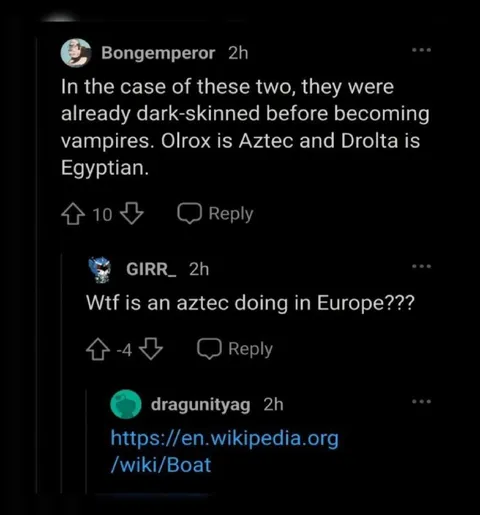 Aztec in Europe Boat Joke