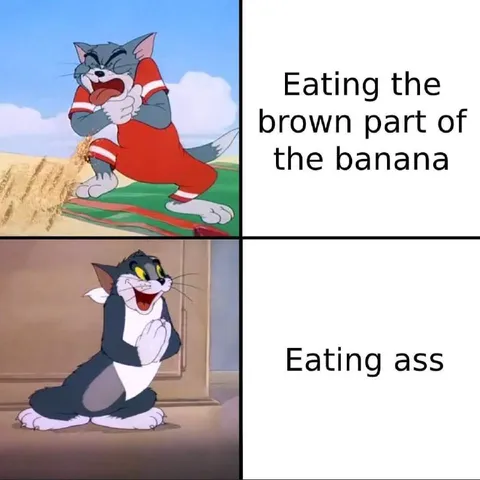 Eating the Brown Part of the Banana