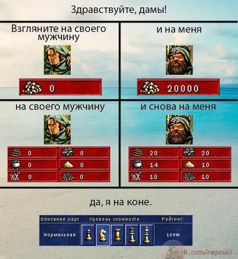 Здравствуйте, дамы: я на коне