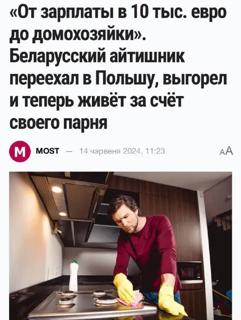 Айтишник стал домохозяйкой