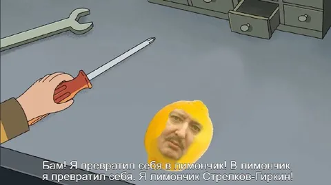 Стрелков-Гиркин превратился в лимончик