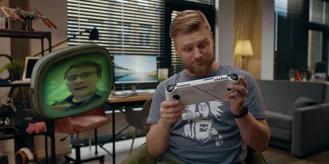 Геймер не замечает странный экран