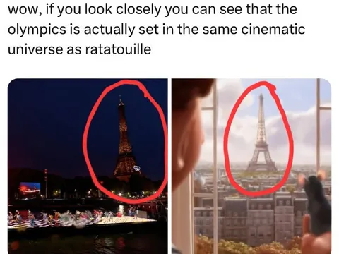 Olympics Ratatouille Cinematic Universe