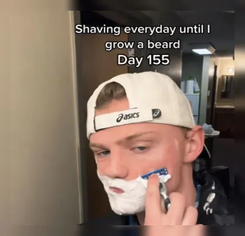 Shaving Until I Grow a Beard