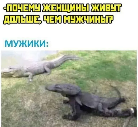 Почему женщины живут дольше мужчин