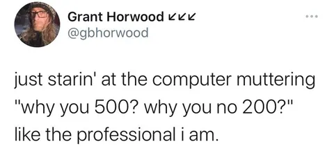 Why You 500, Why You No 200
