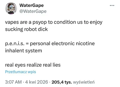 Vapes Condition Us to Enjoy Robots