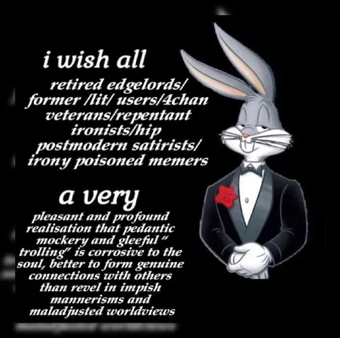 Bugs Bunny Renounces Trolling