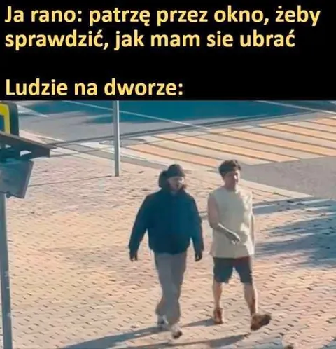 Ludzie na dworze
