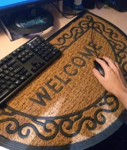 Welcome Mat Mousepad