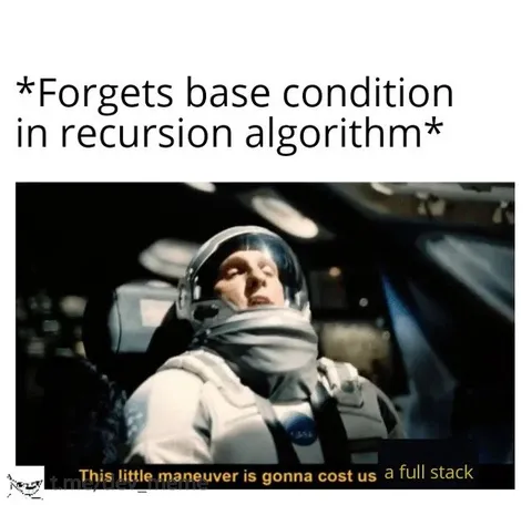 Forgets Base Condition in Recursion