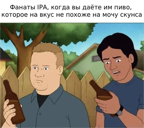 Фанаты IPA пробуют нормальное пиво