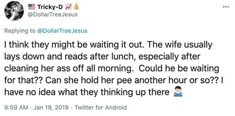 Waiting It Out After Lunch