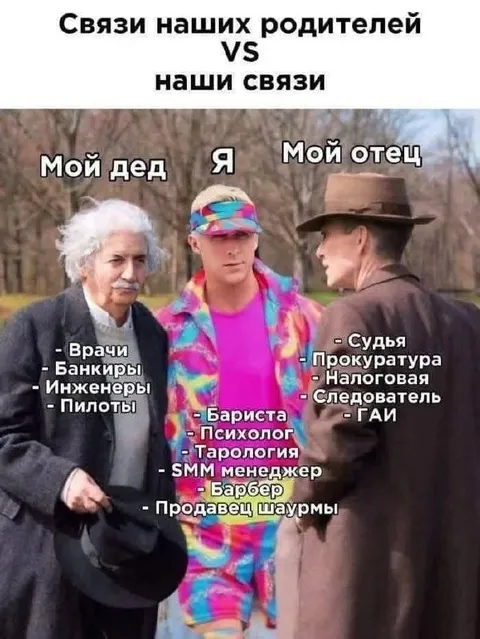 Связи родителей против наших связей