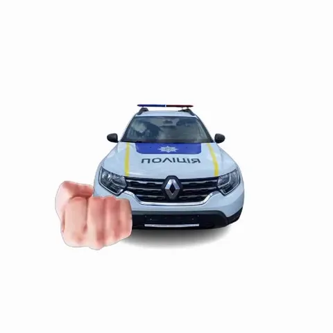 Поліція виписує штраф
