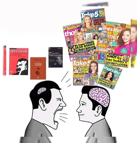 Nietzsche Versus Tabloid Brain
