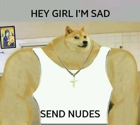 Hey girl I'm sad send nudes