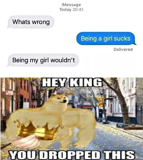 Hey King You Dropped This