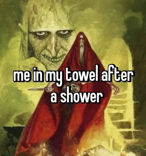 Me in My Towel After a Shower