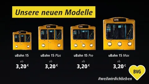 Unsere neuen U-Bahn-Modelle