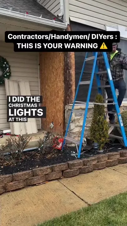 Christmas Lights Contractor Warning