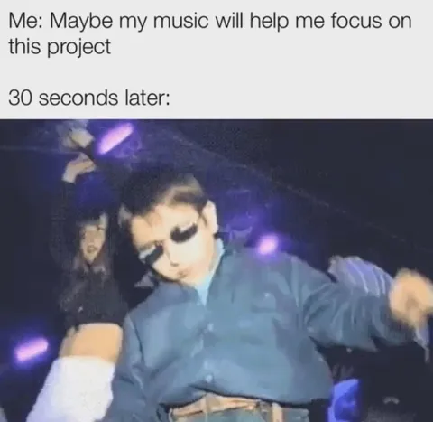 Music Makes Me Dance Instead