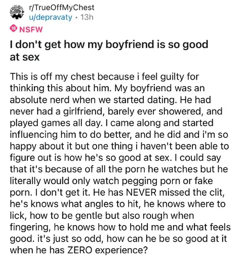 Nerd Boyfriend Secretly Great at Sex