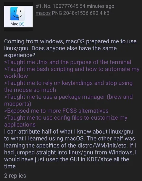 macOS Prepared Me for Linux