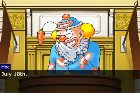 Ace Attorney Courtroom Chaos