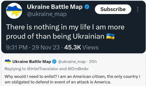 Proud Ukrainian But Not Enlisting