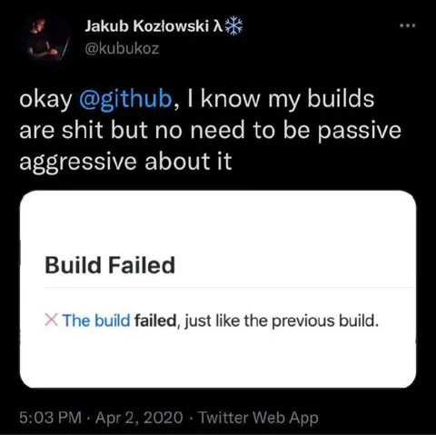 GitHub Build Failed Again