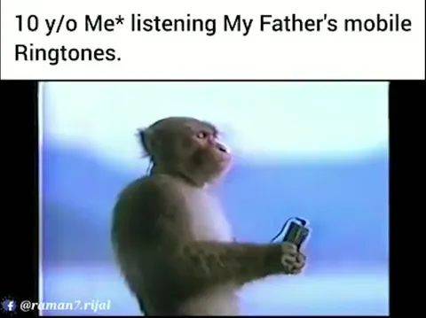 10 y/o hears dad's ringtone