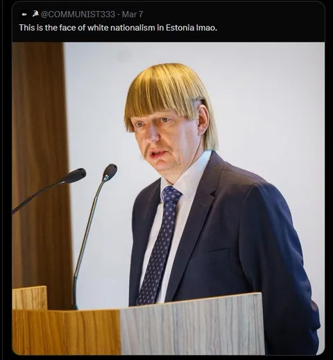 Face of Estonian White Nationalism