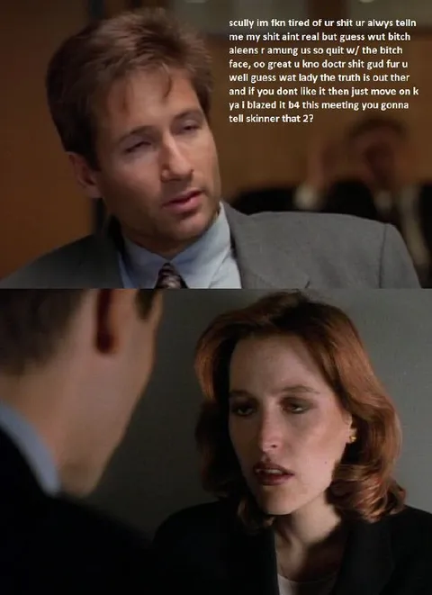 Mulder Blazed Before the Meeting