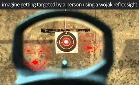 Wojak Reflex Sight Target